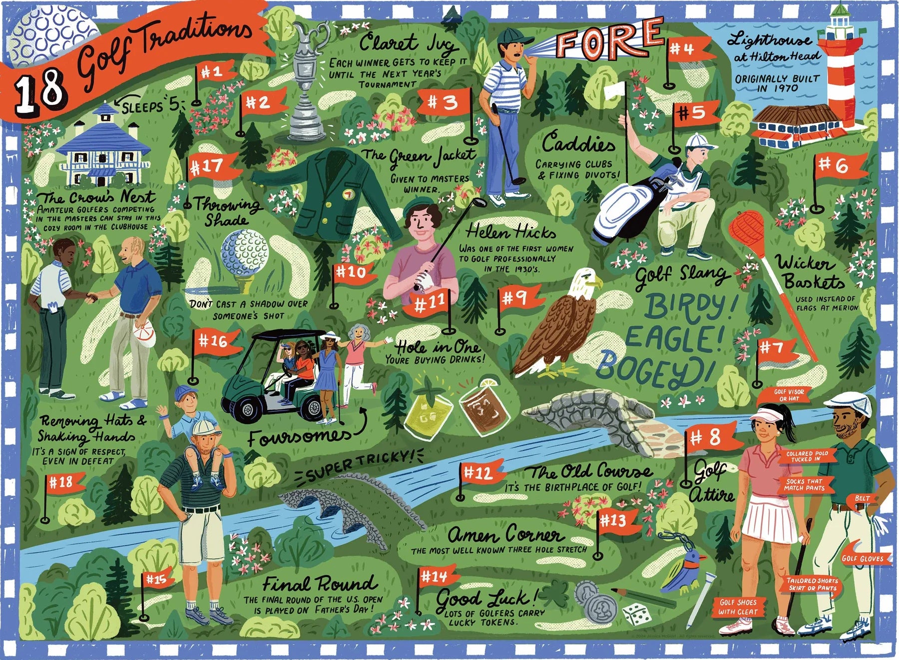18 Golf Traditions 500 pc Puzzle