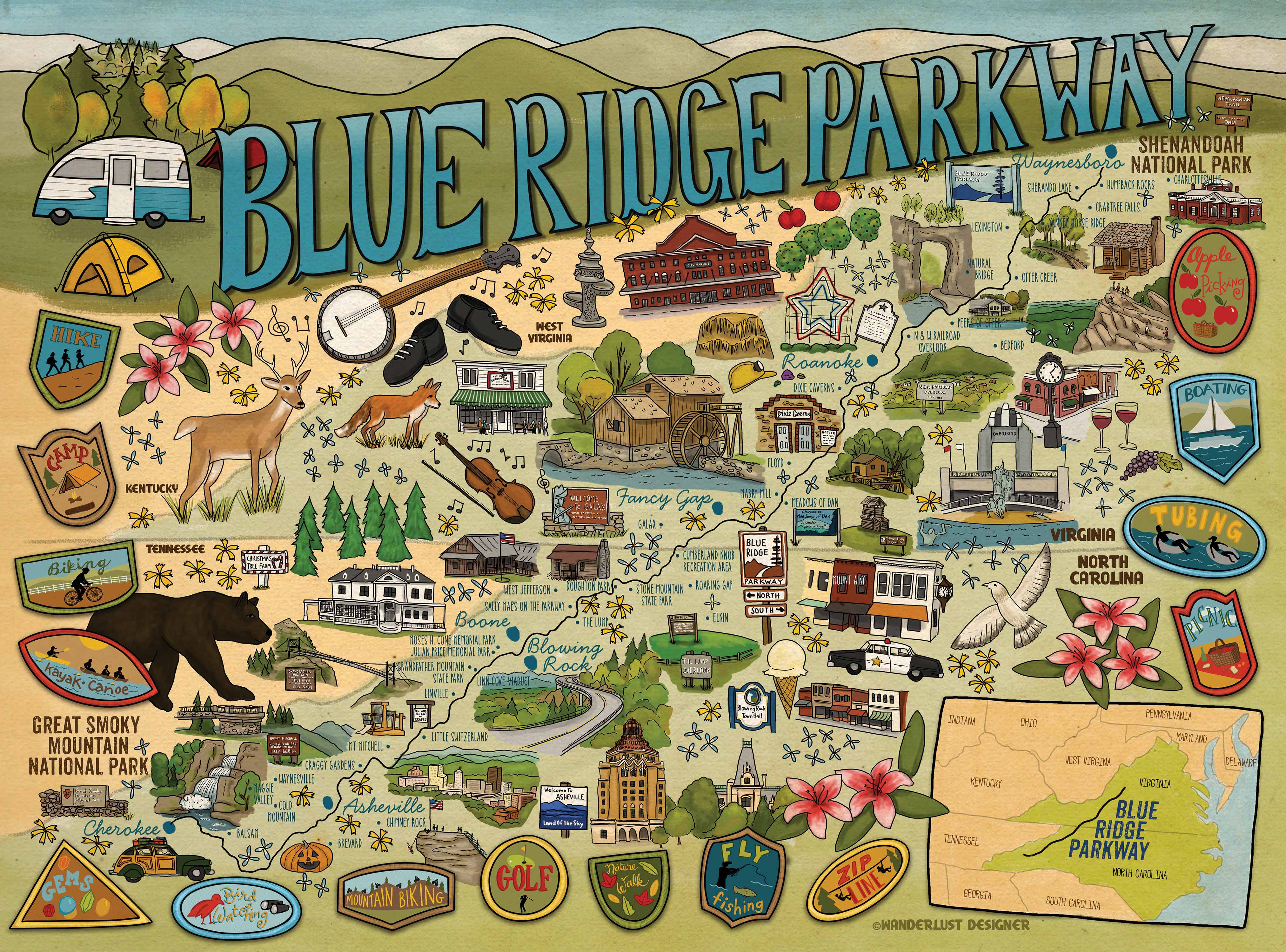 Blue Ridge Parkway 500 pc. Puzzle