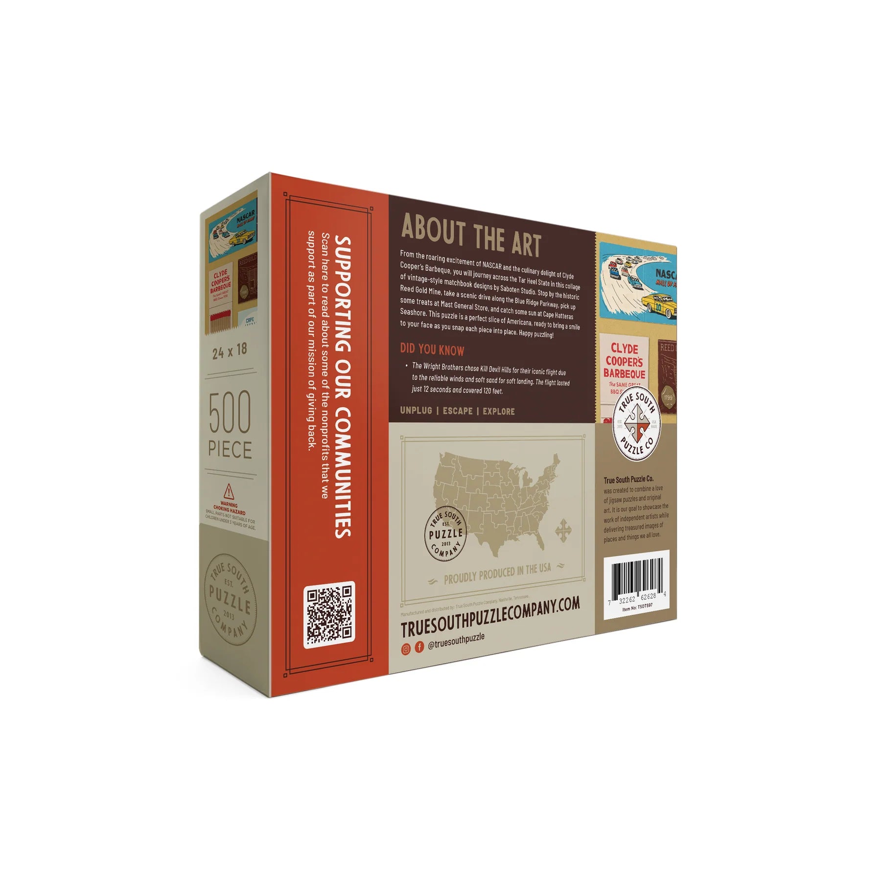 NC State Matchbooks 500 pc Puzzle