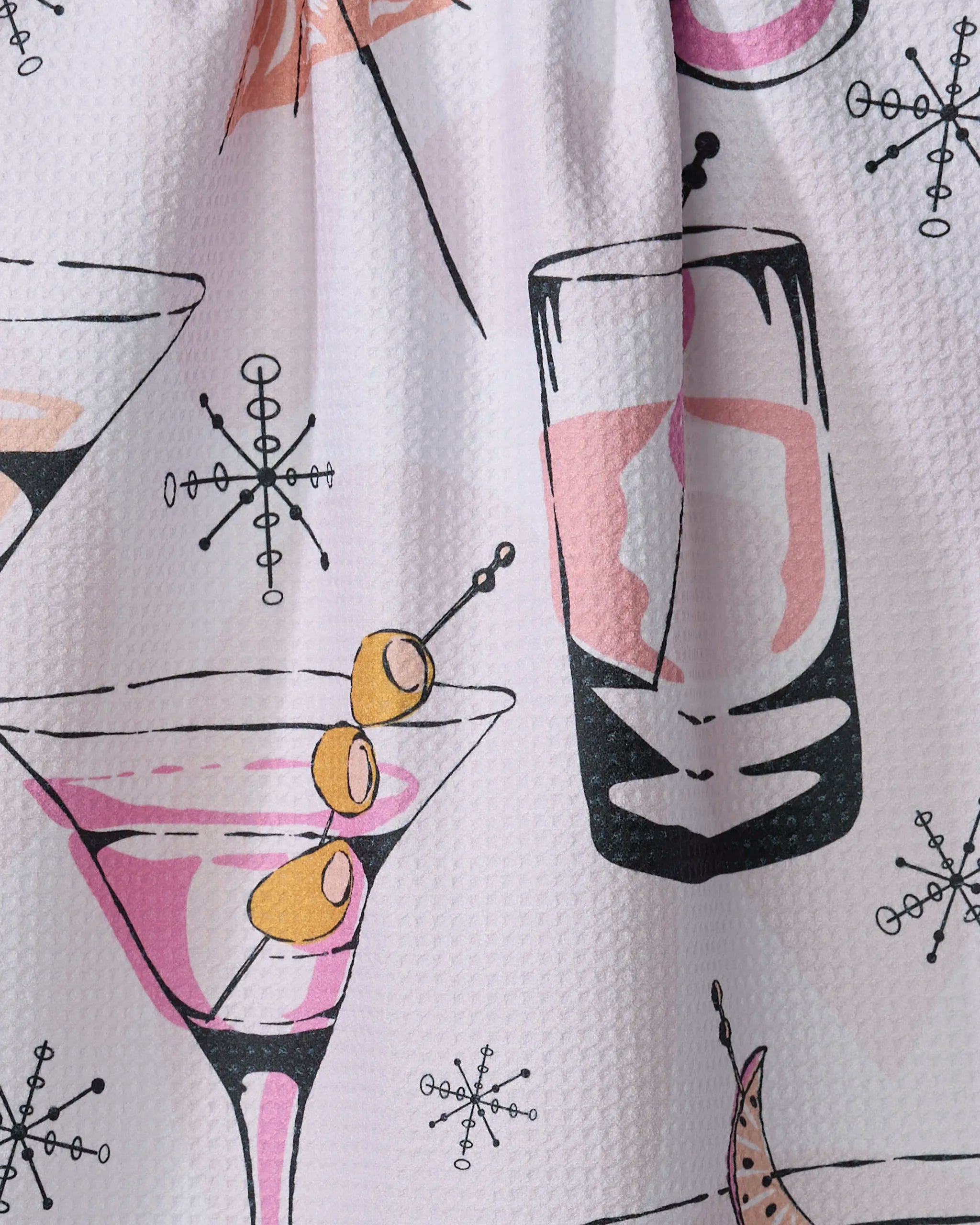 CHRISTMAS COCKTAILS TEA TOWEL