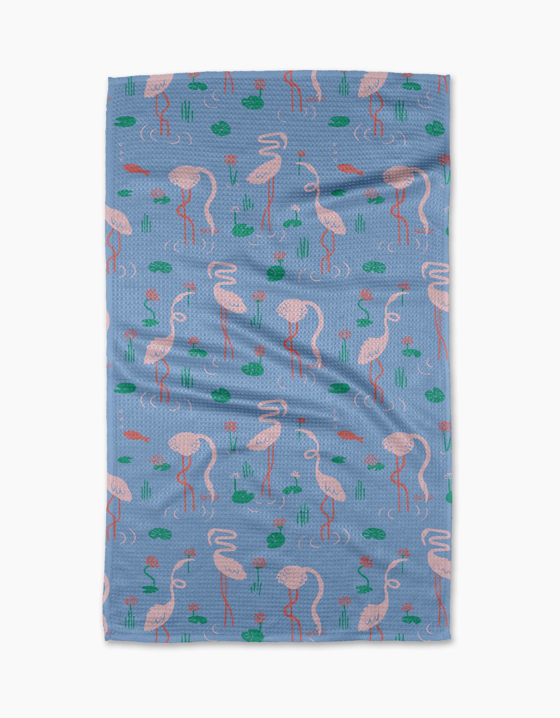 Tea Towel - Flirty Flamingo