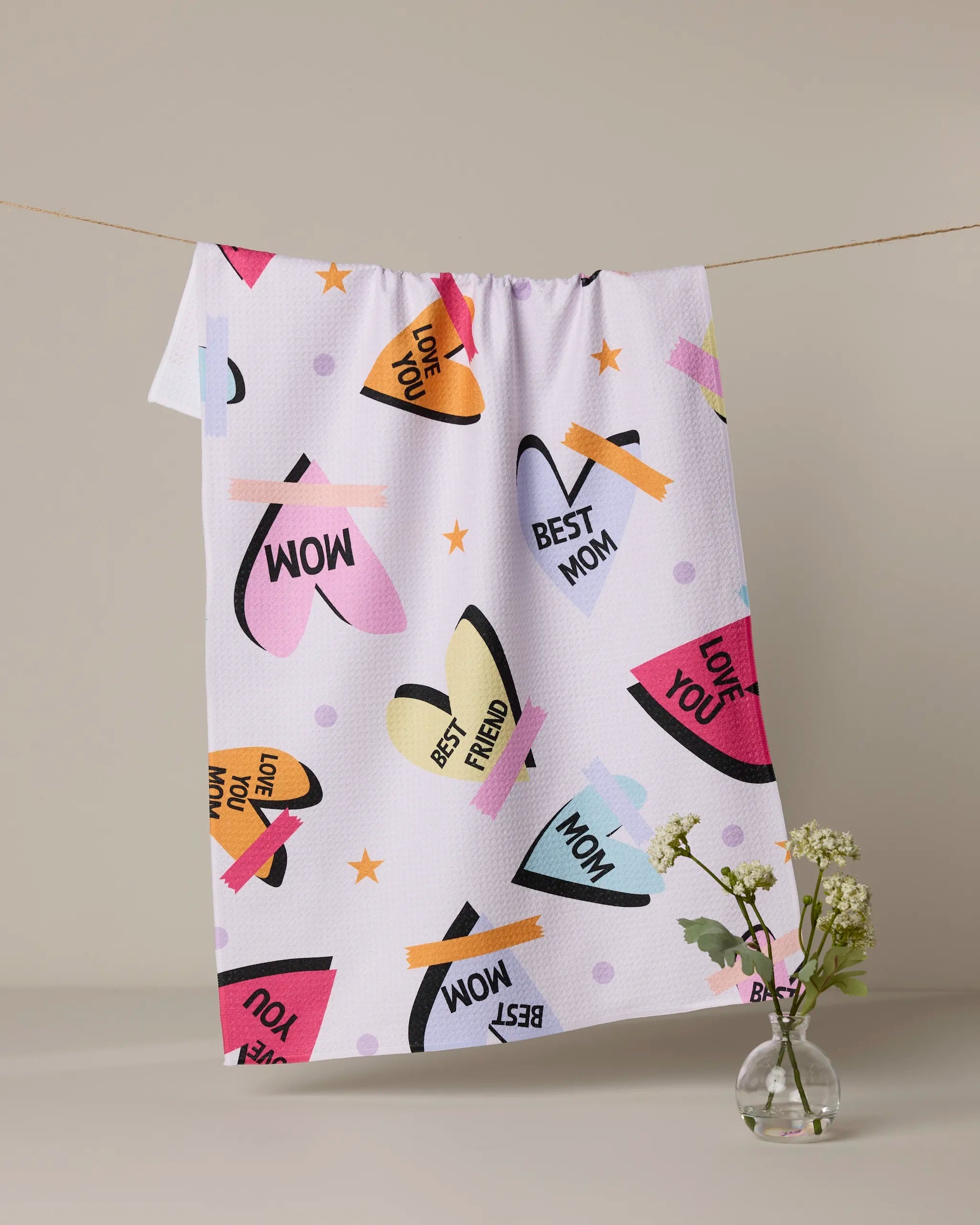 Tea Towel - Notes to Mom