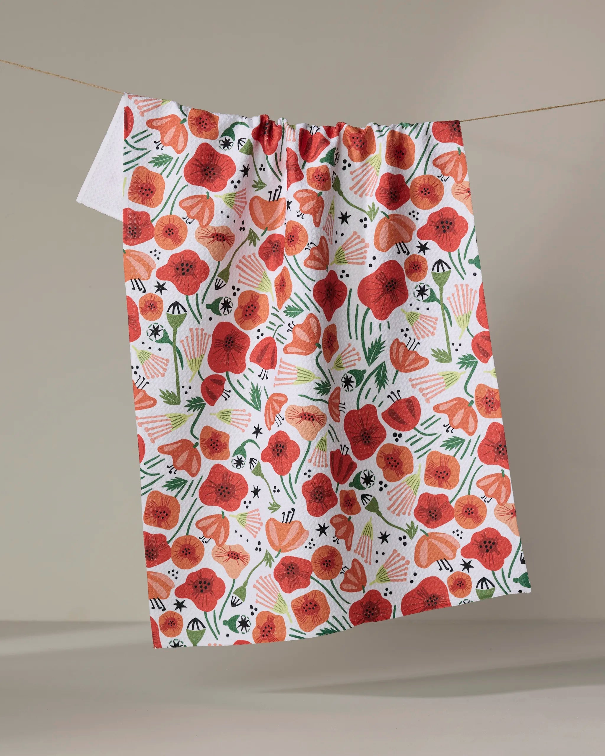 Tea Towel - Poppy Power