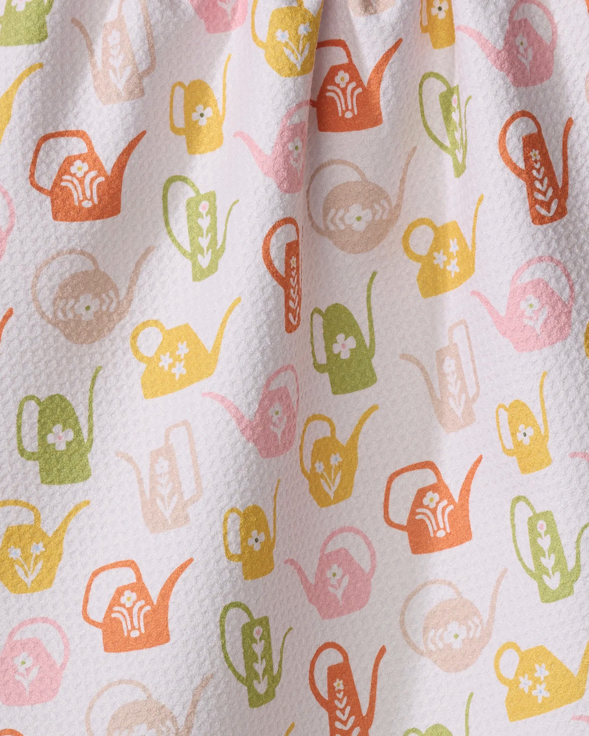 Tea Towel - Retro Watering Cans