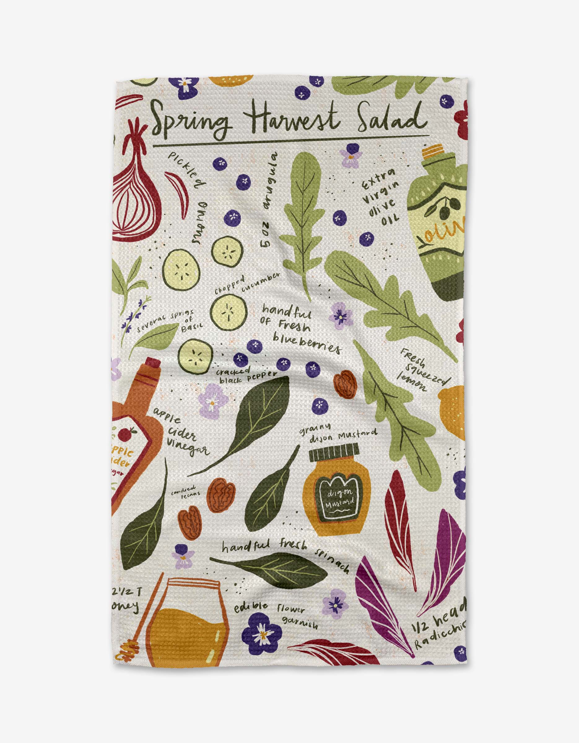 Tea Towel - Spring Harvest Salad