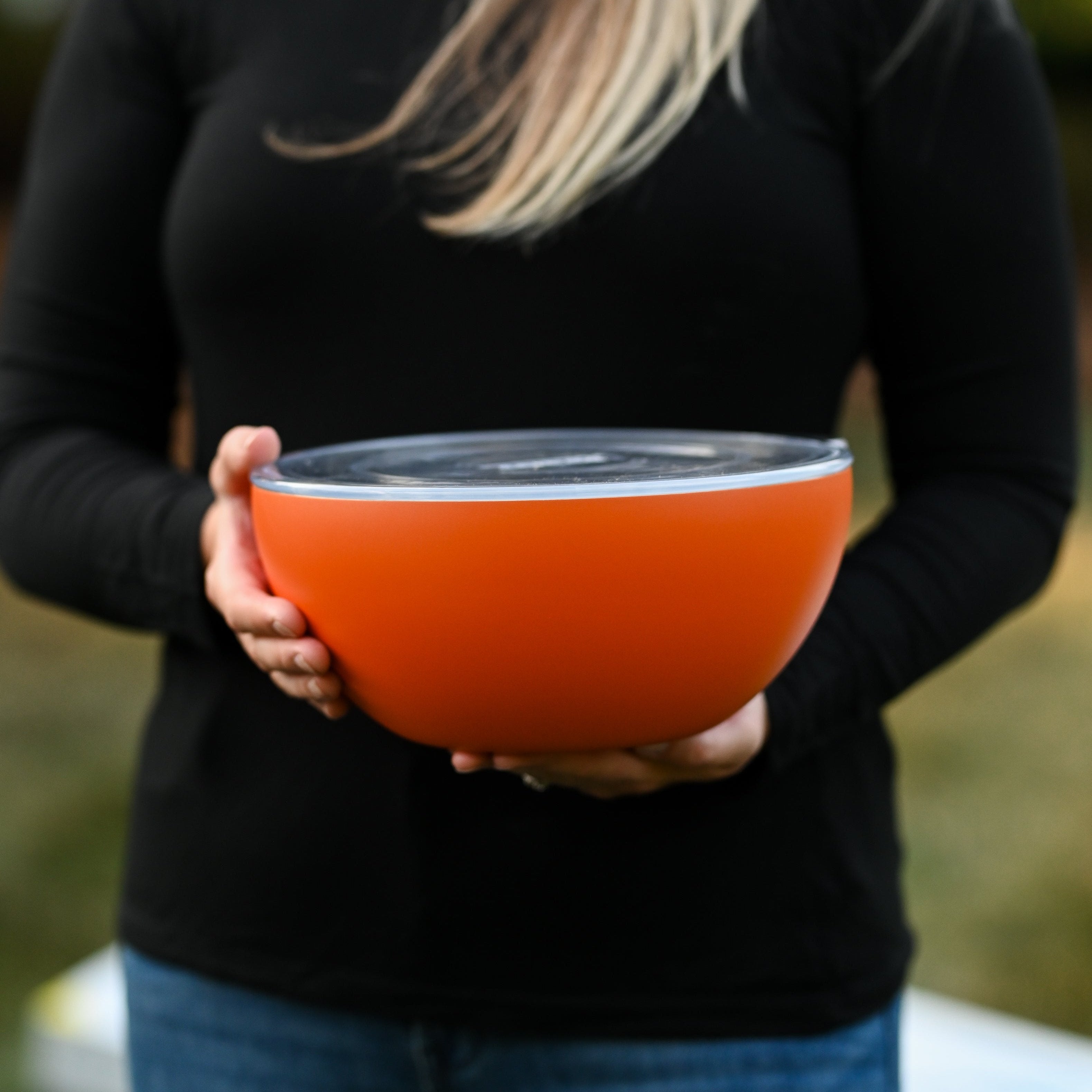 Serving Bowl (3 Q) Tangerine