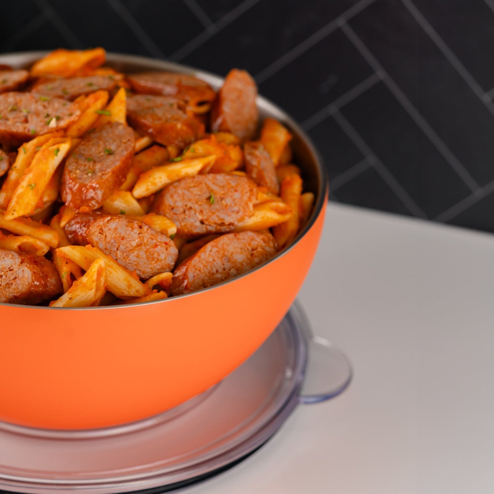 Serving Bowl (3 Q) Tangerine