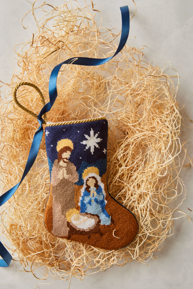 The Nativity: Jesus, Mary and Joseph Bauble Stocking