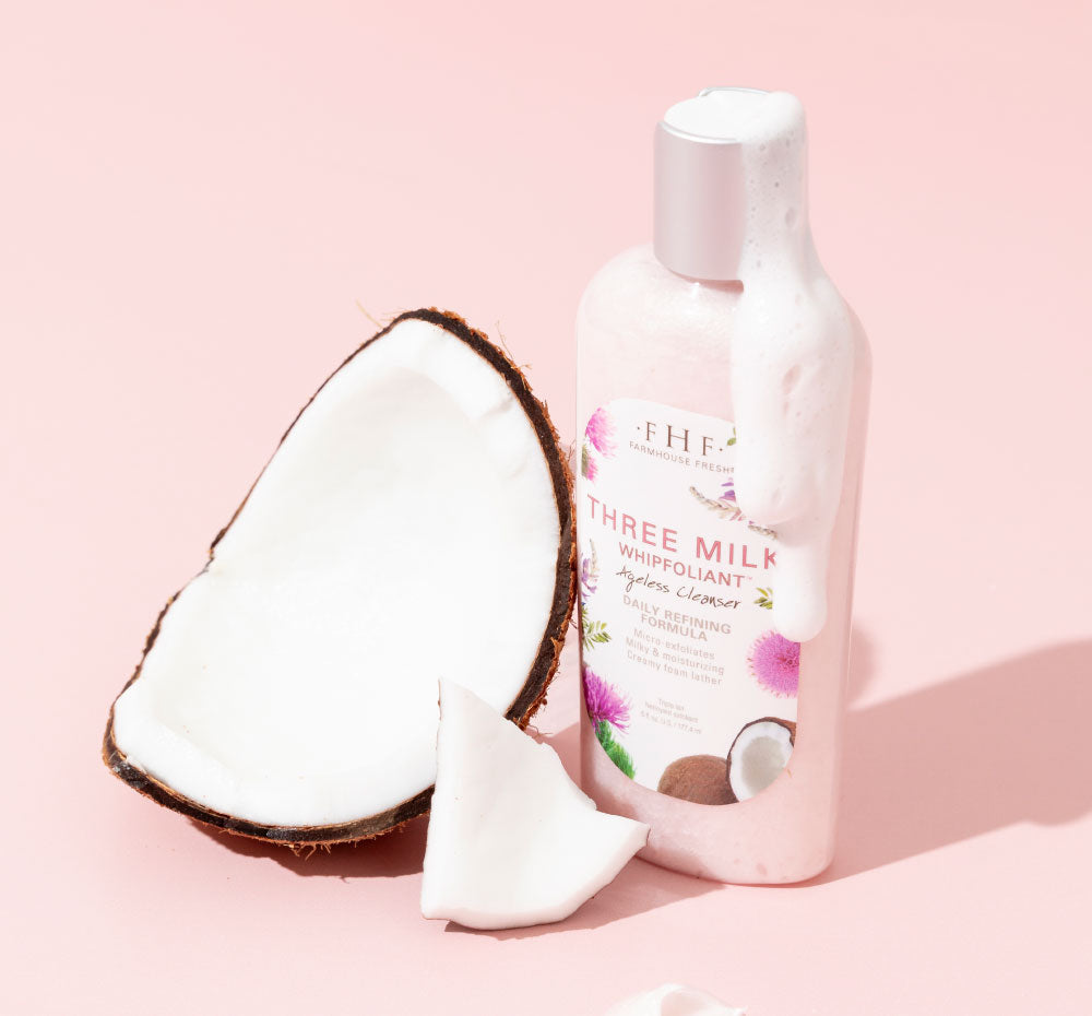 Three Milk Whipfoliant Ageless Cleanser 6 oz