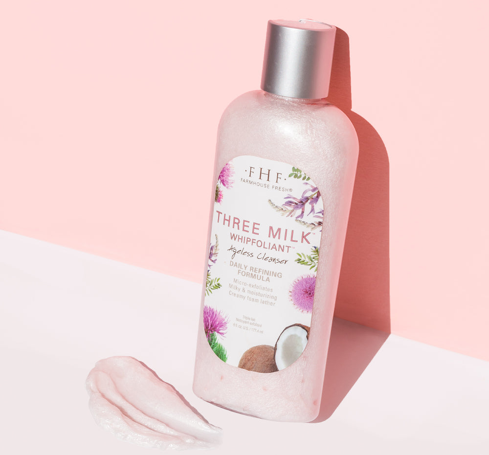 Three Milk Whipfoliant Ageless Cleanser 6 oz