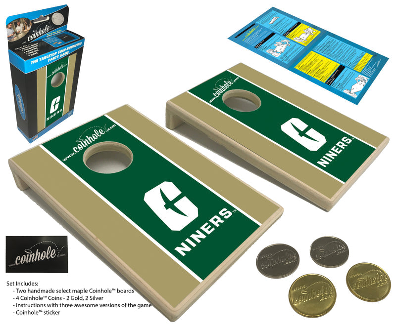 University of North Carolina Charlotte Coinhole Game Set