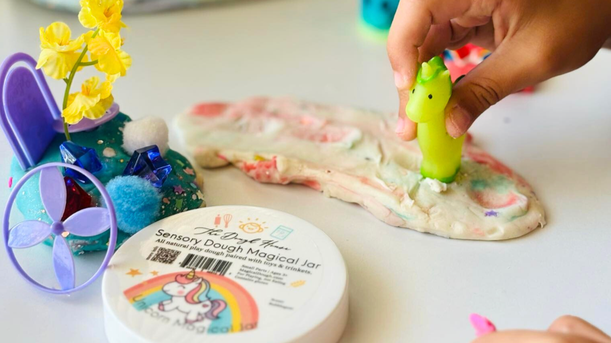 Large Magical Jars: Unicorn, Dough