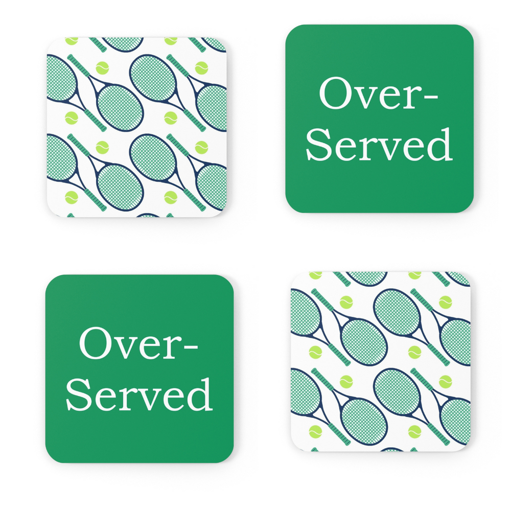Tennis Green Coaster (set of 4)