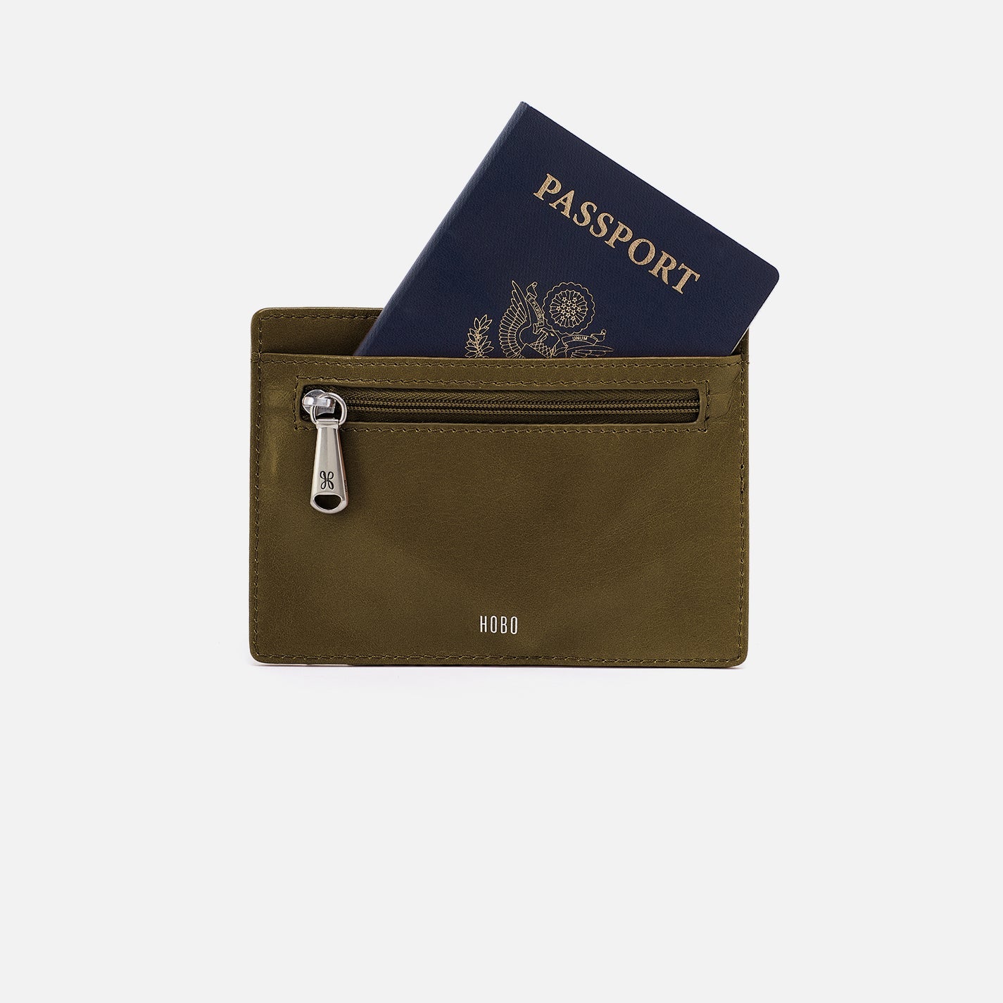EURO SLIDE CARD CASE-OLIVE VEIL