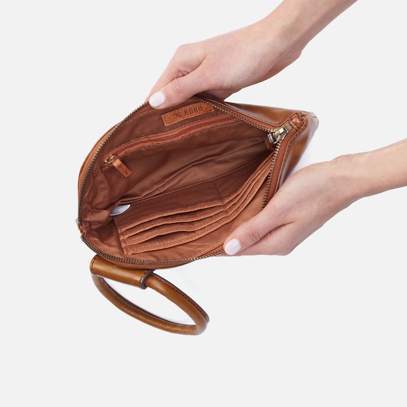 Sable Wristlet Clutch - Truffle