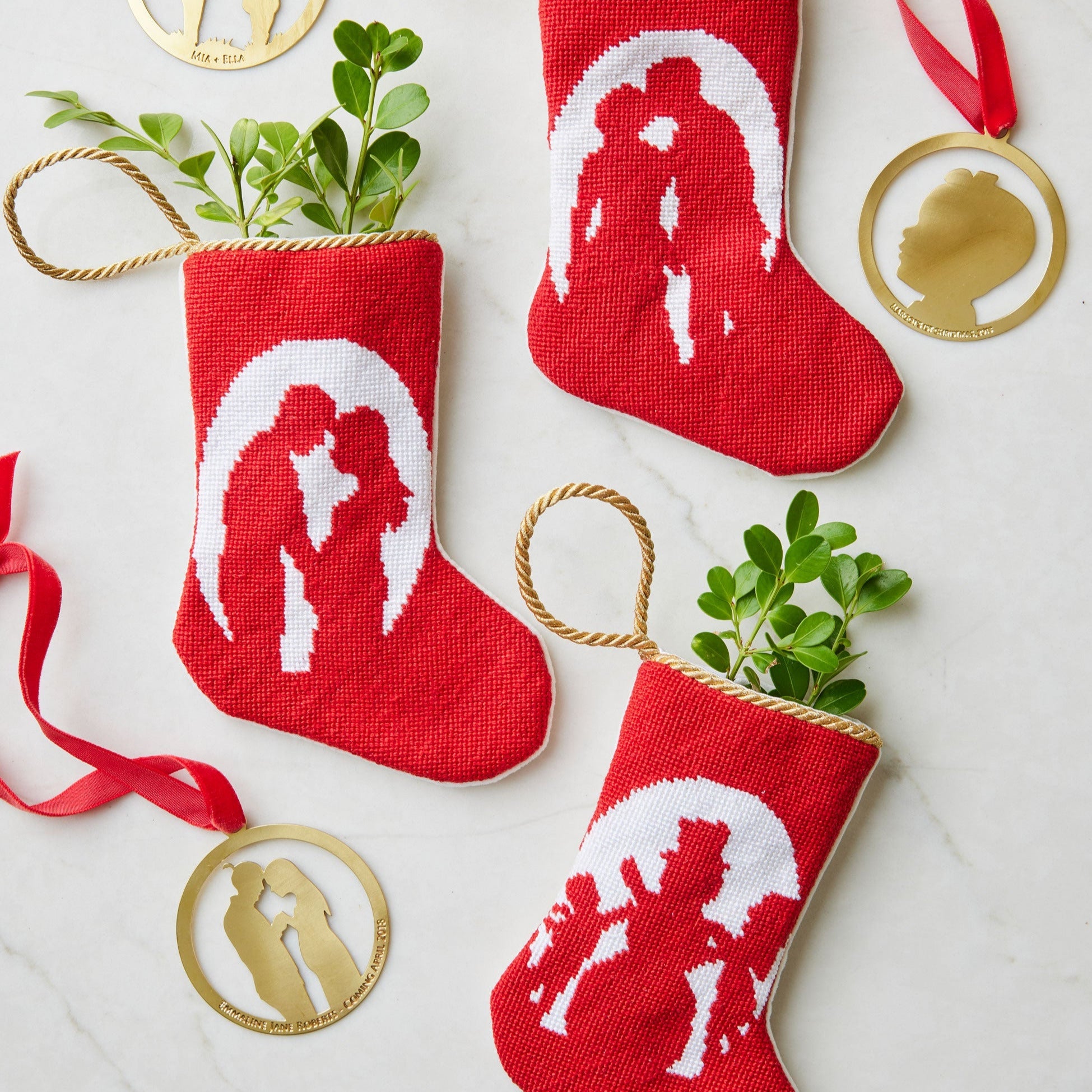 SWEET BEGINNING (VANA CHUPP) BAUBLE STOCKING
