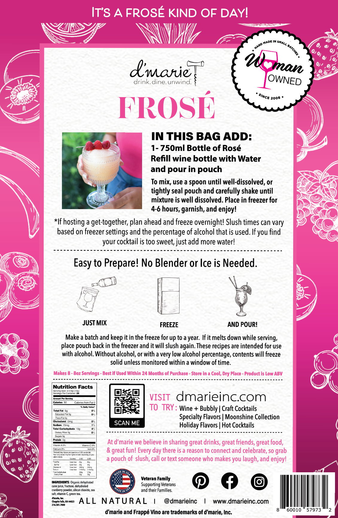Frose' 10 oz Slush Mix