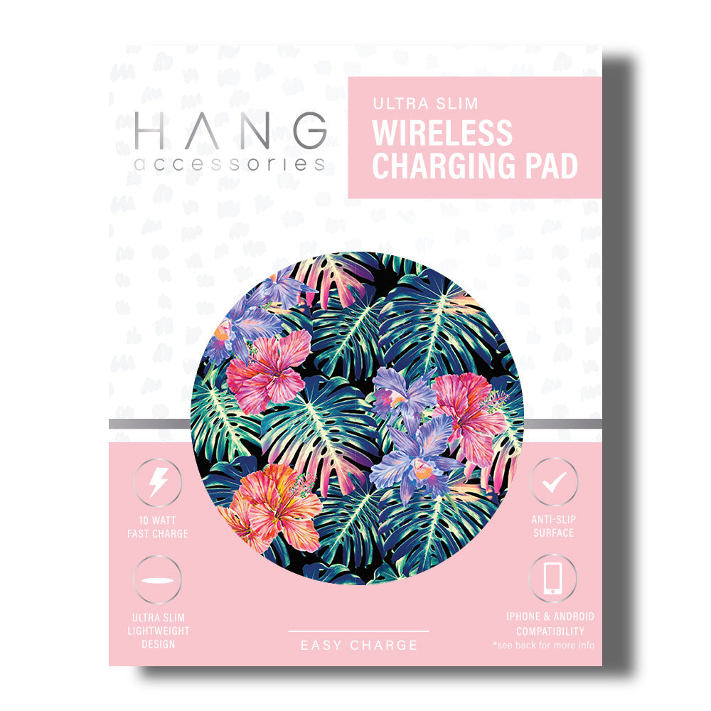 Tropical Hibiscus Wireless Charging Pad