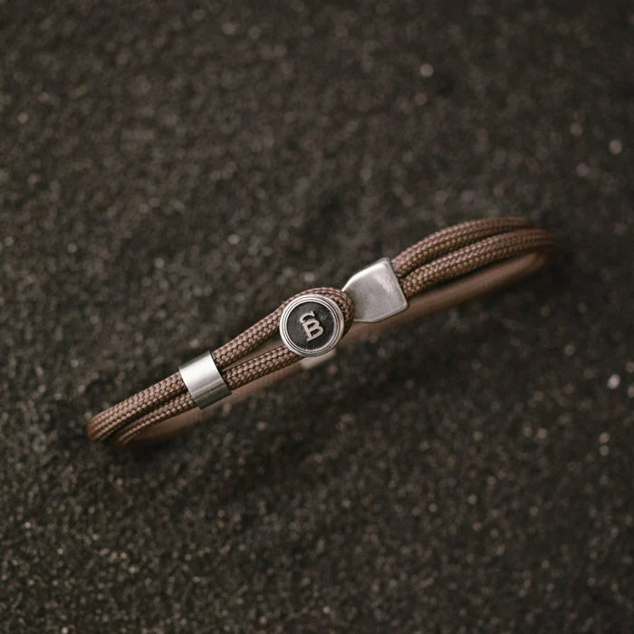 ROPE BRACELET RIPTIDE -ANTRACIET MEDIUM