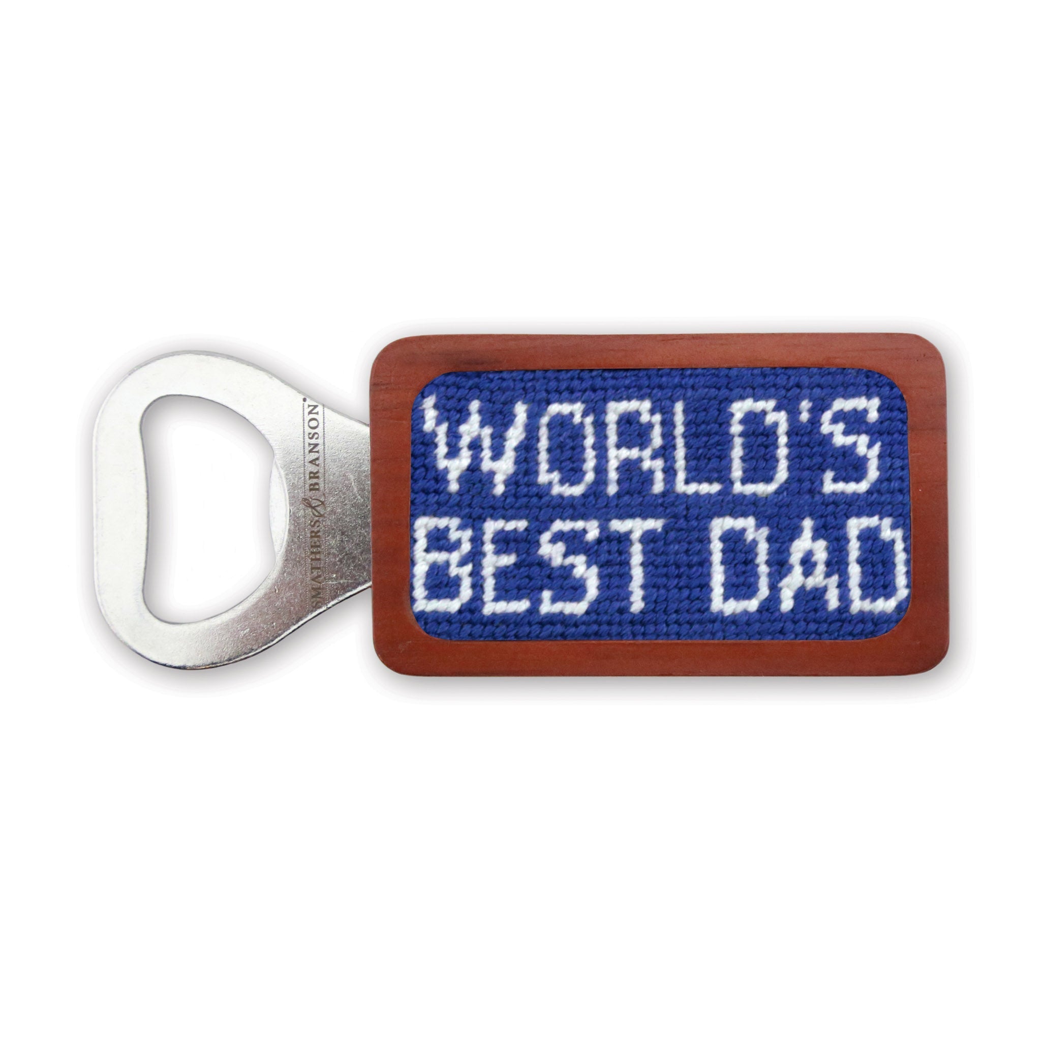 World's Best Dad Bottle Opener (Royal)