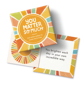 Pop-Open Cards - You Matter So Much for Kids
