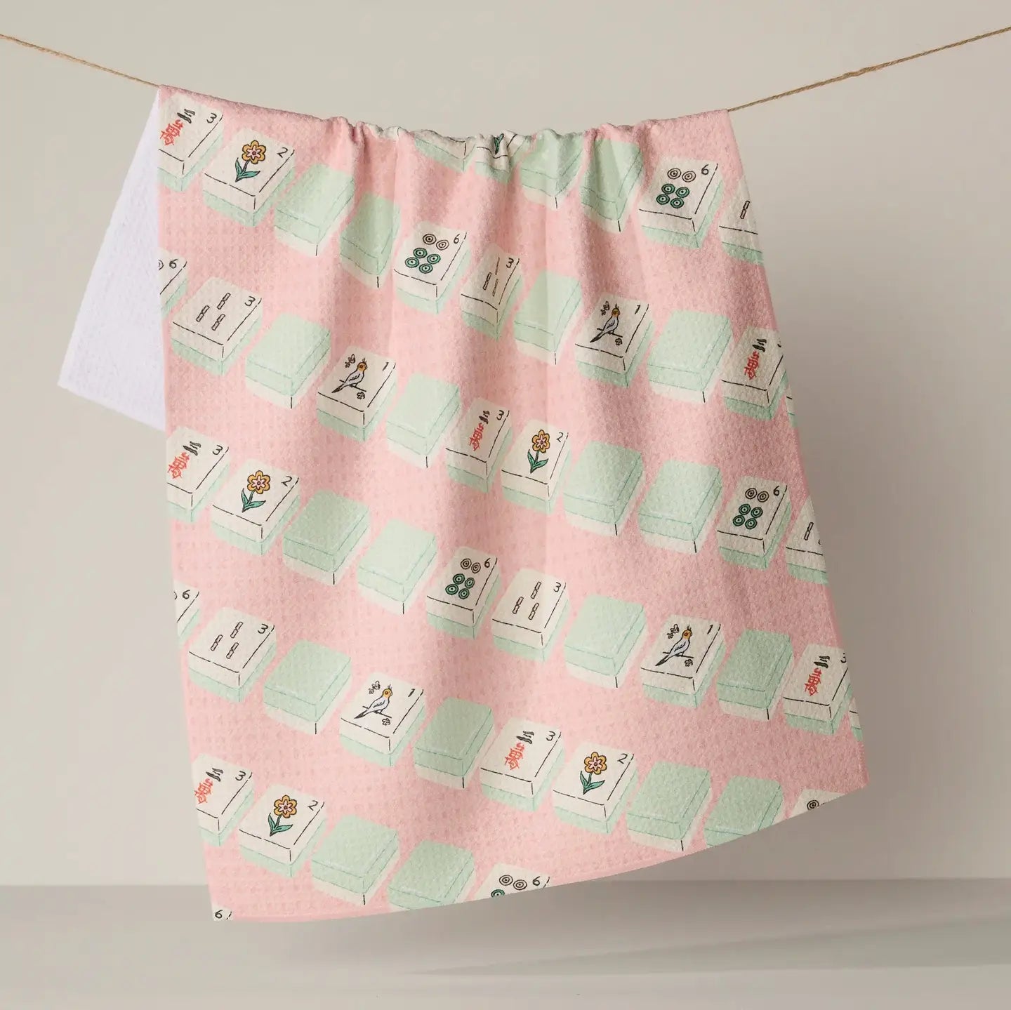 TILE PARADE TEA TOWEL