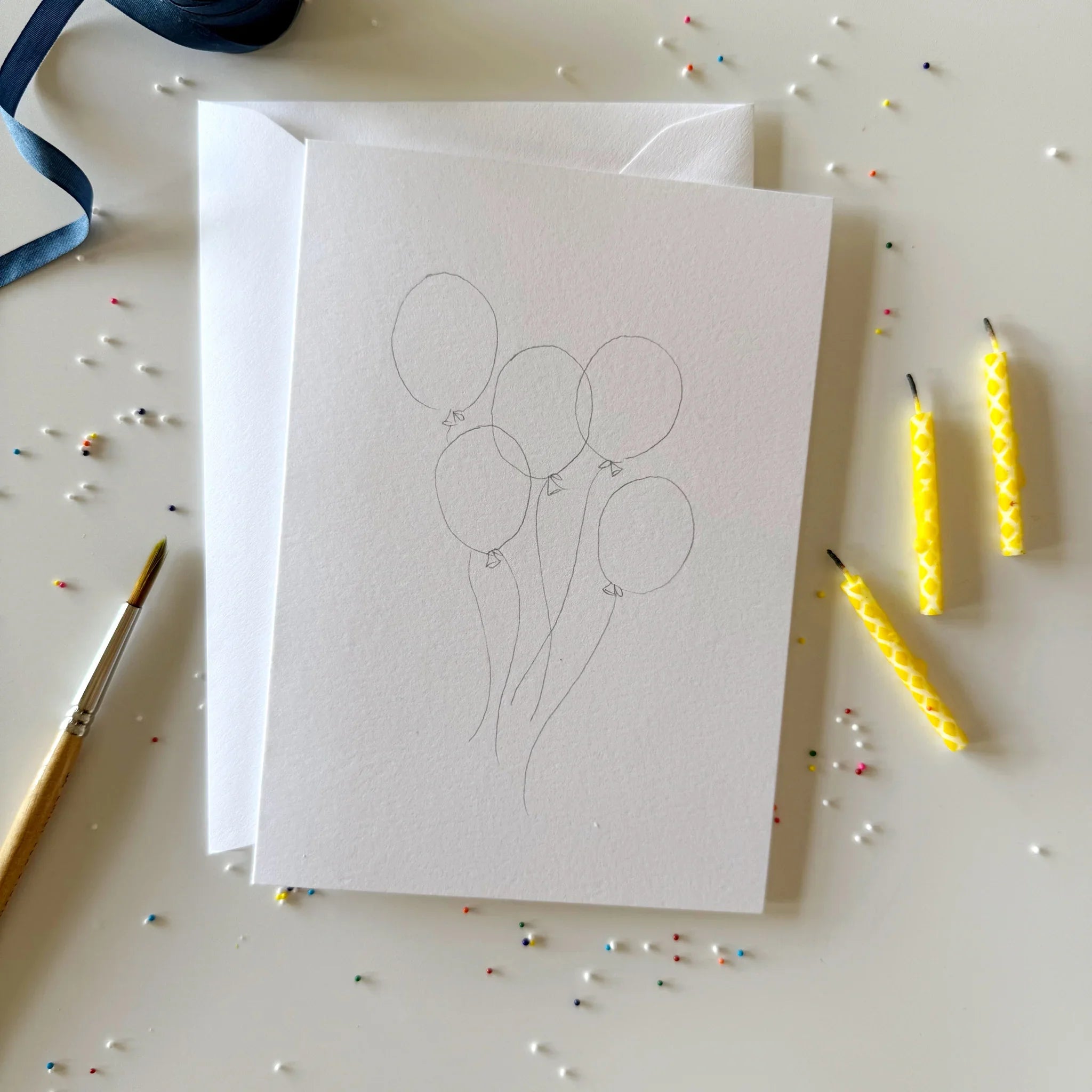 CELEBRATE PAINTABLE WATERCOLOR NOTECARD SET