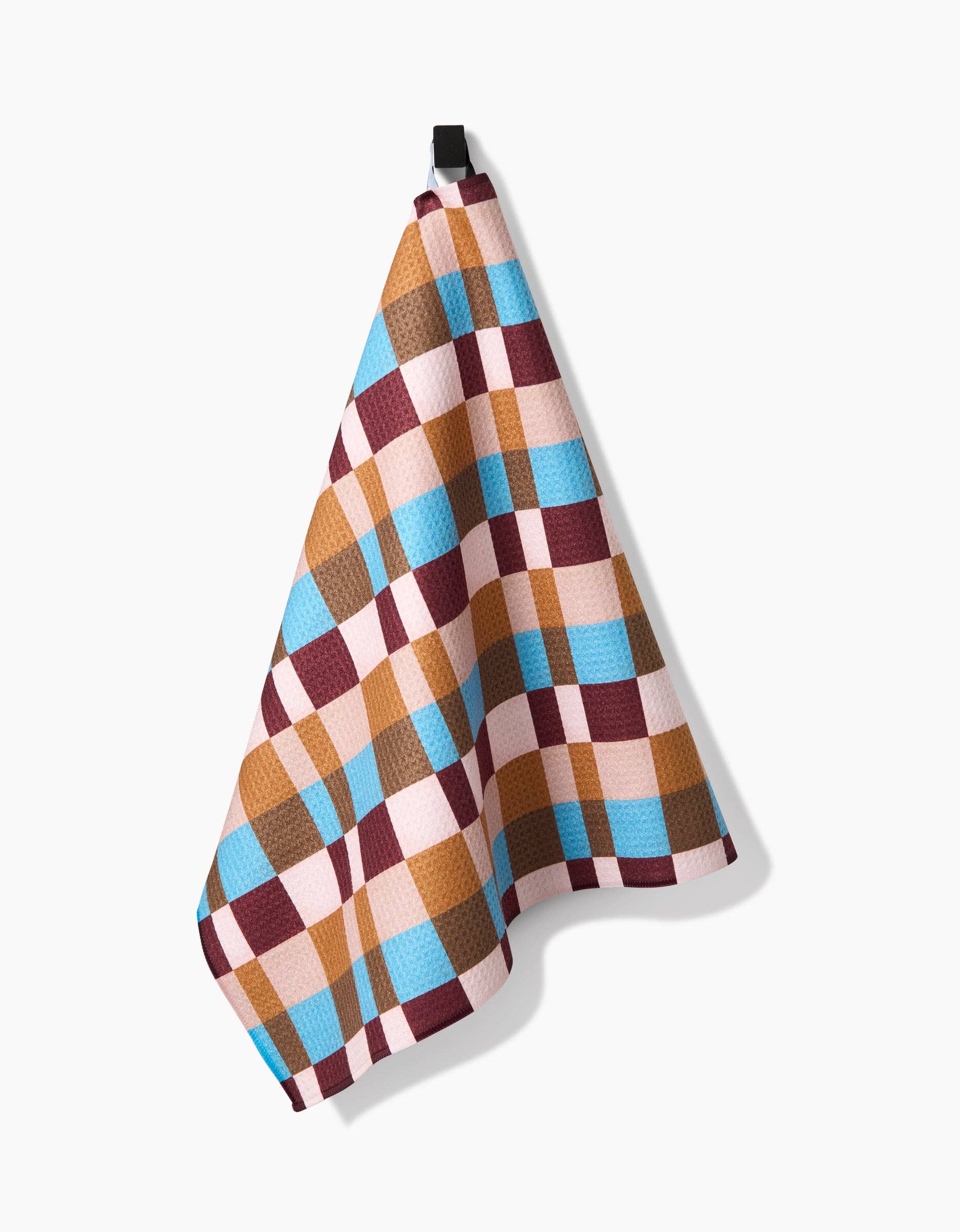 Tea Towel - Cozy Day Checkers