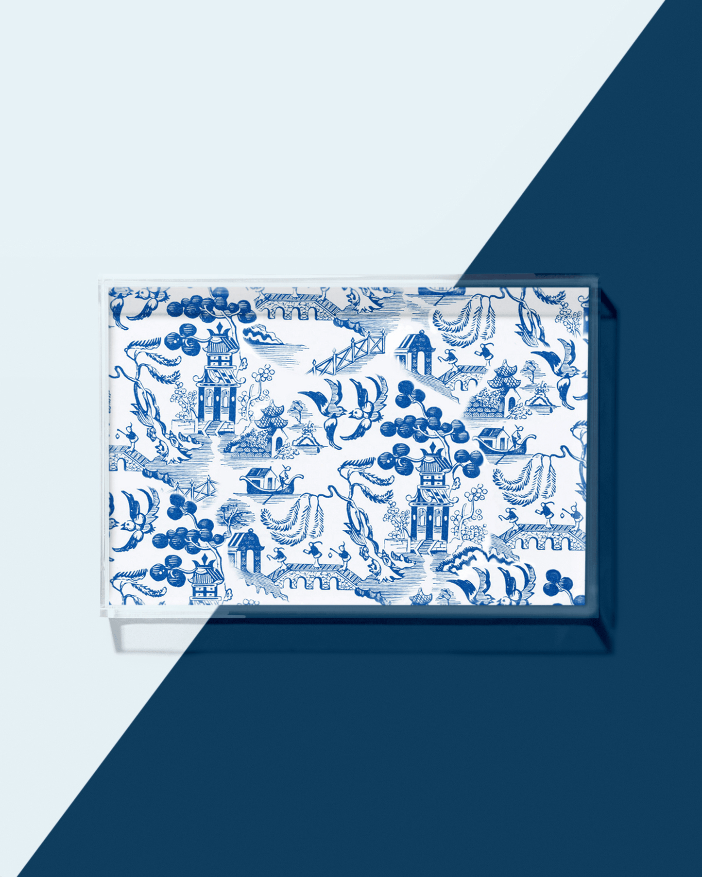 ACRYLIC TRAY CHINOISERIE