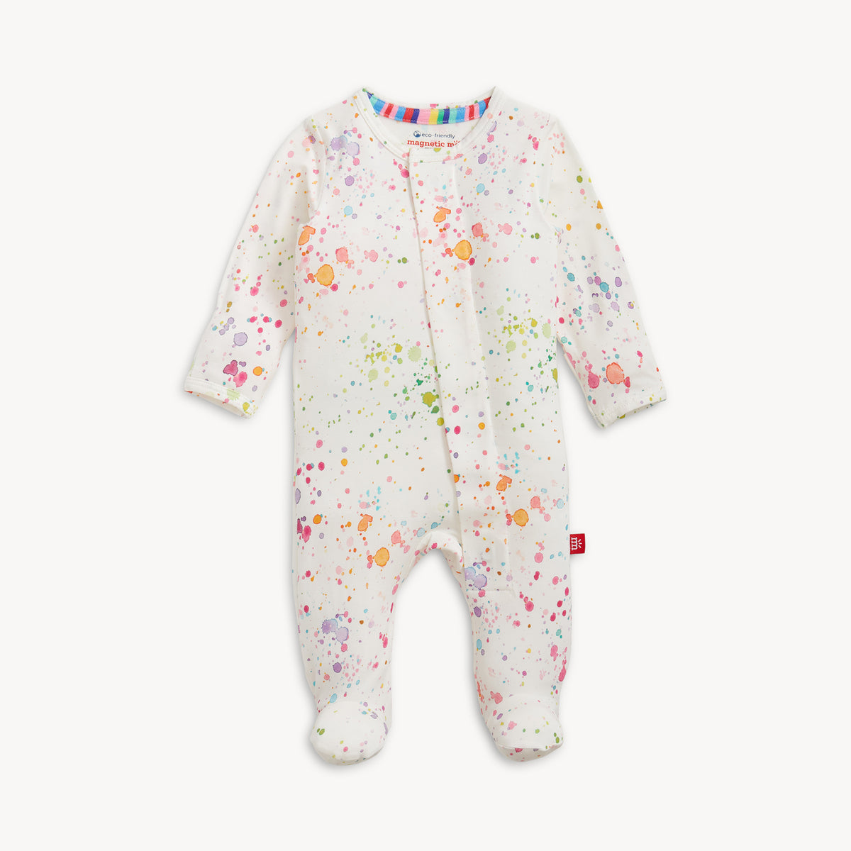 Happy Holi Hues Modal Magnetic Footie 6-9 Months