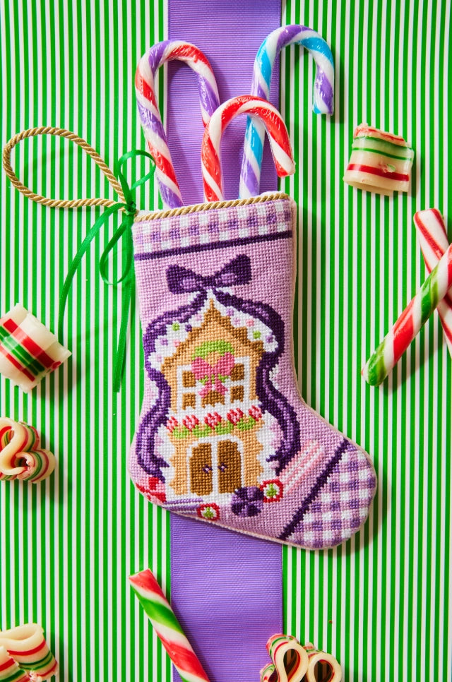 Sugar Plum Chalet Bauble Stocking