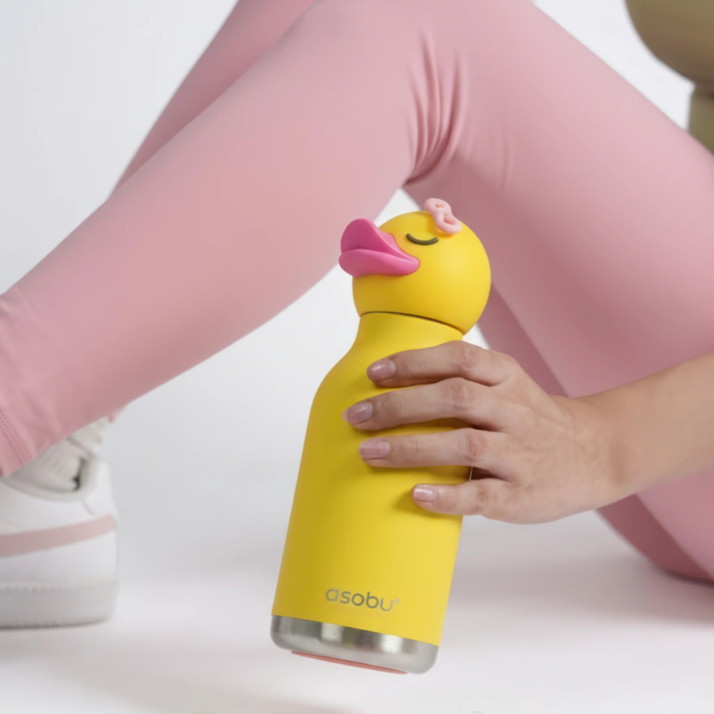 Ceramic-Lined Water Bottle - Ducky