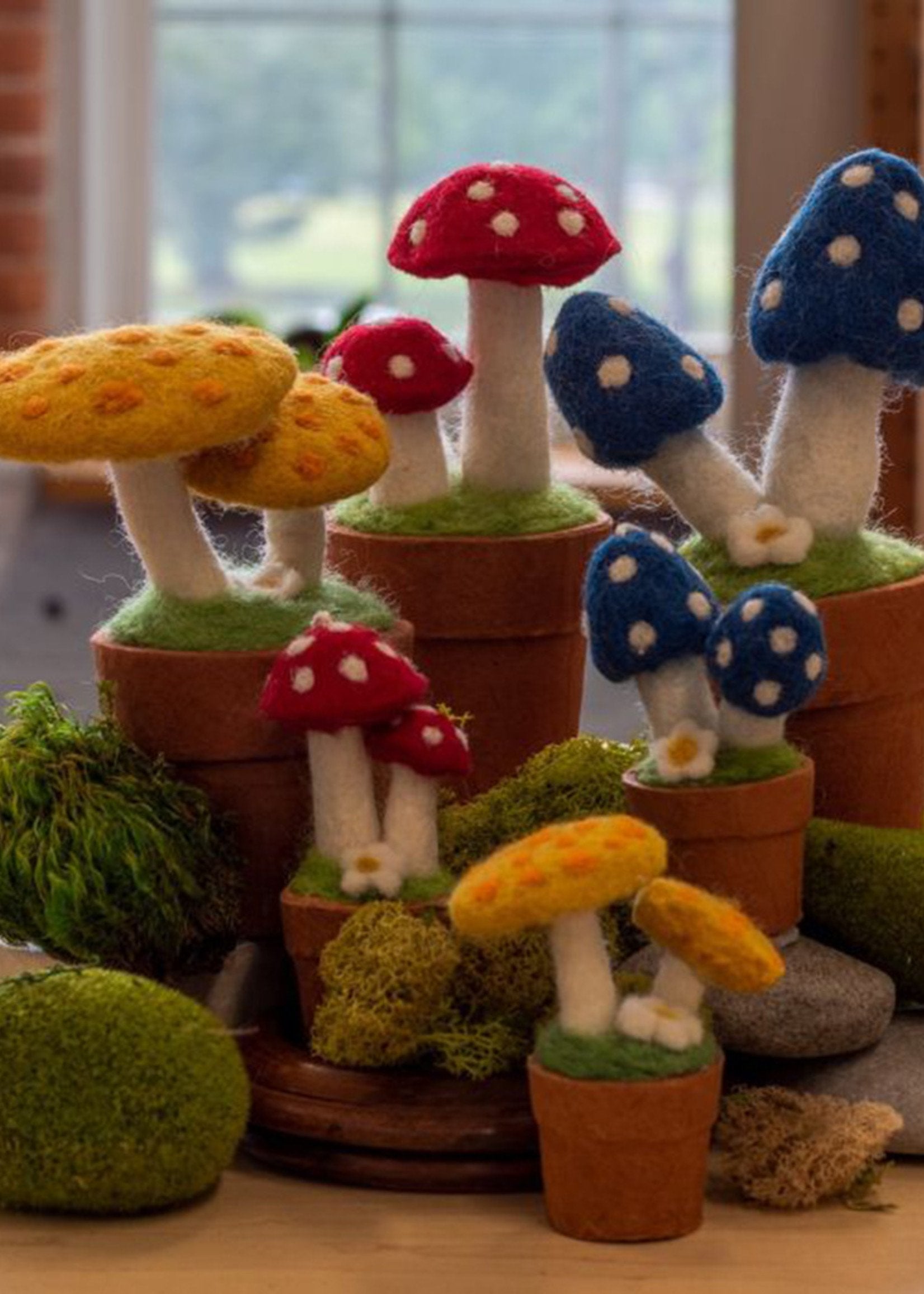 Ornament: Magic Mushroom, Blue