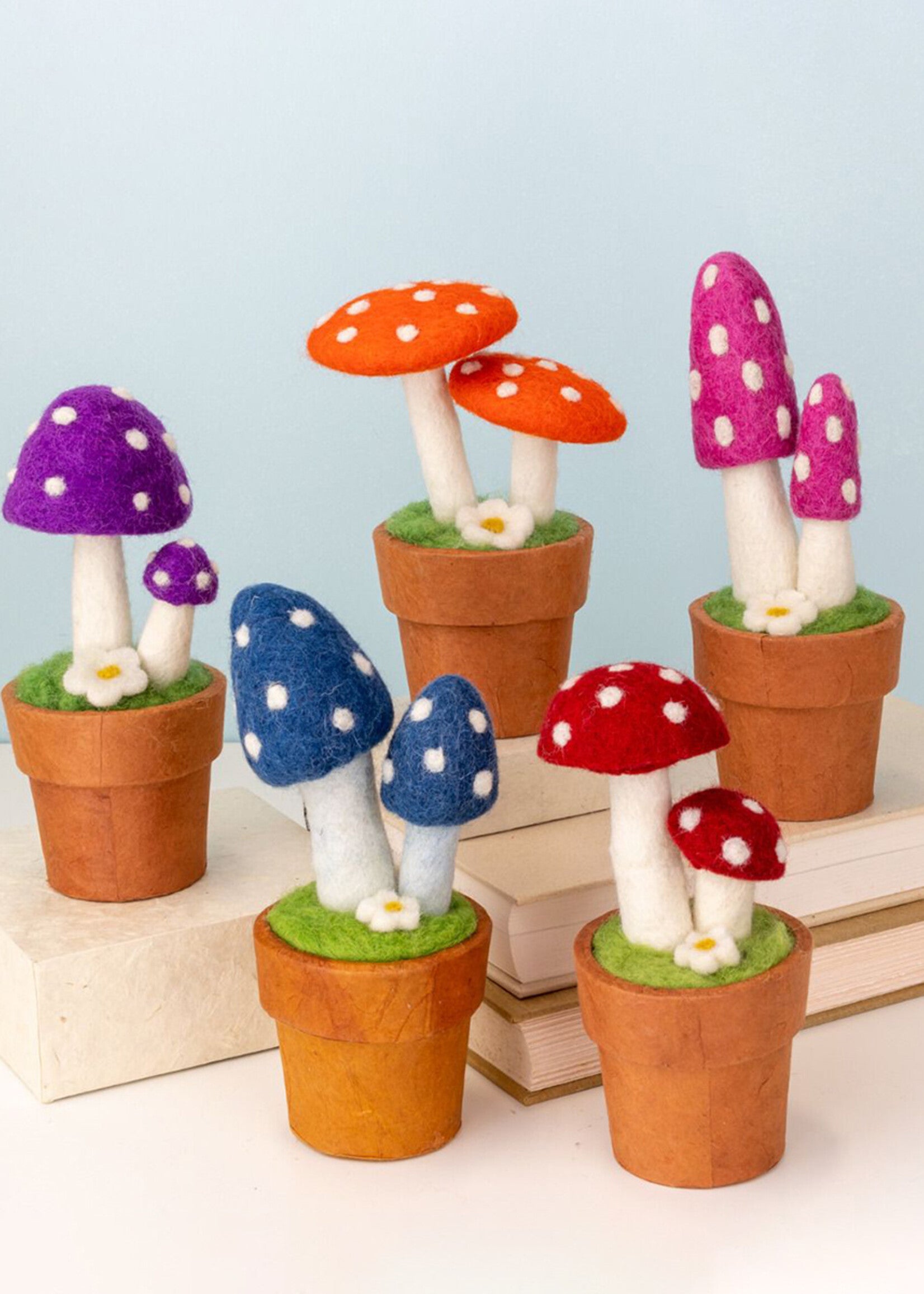 Ornament: Magic Mushroom, Blue