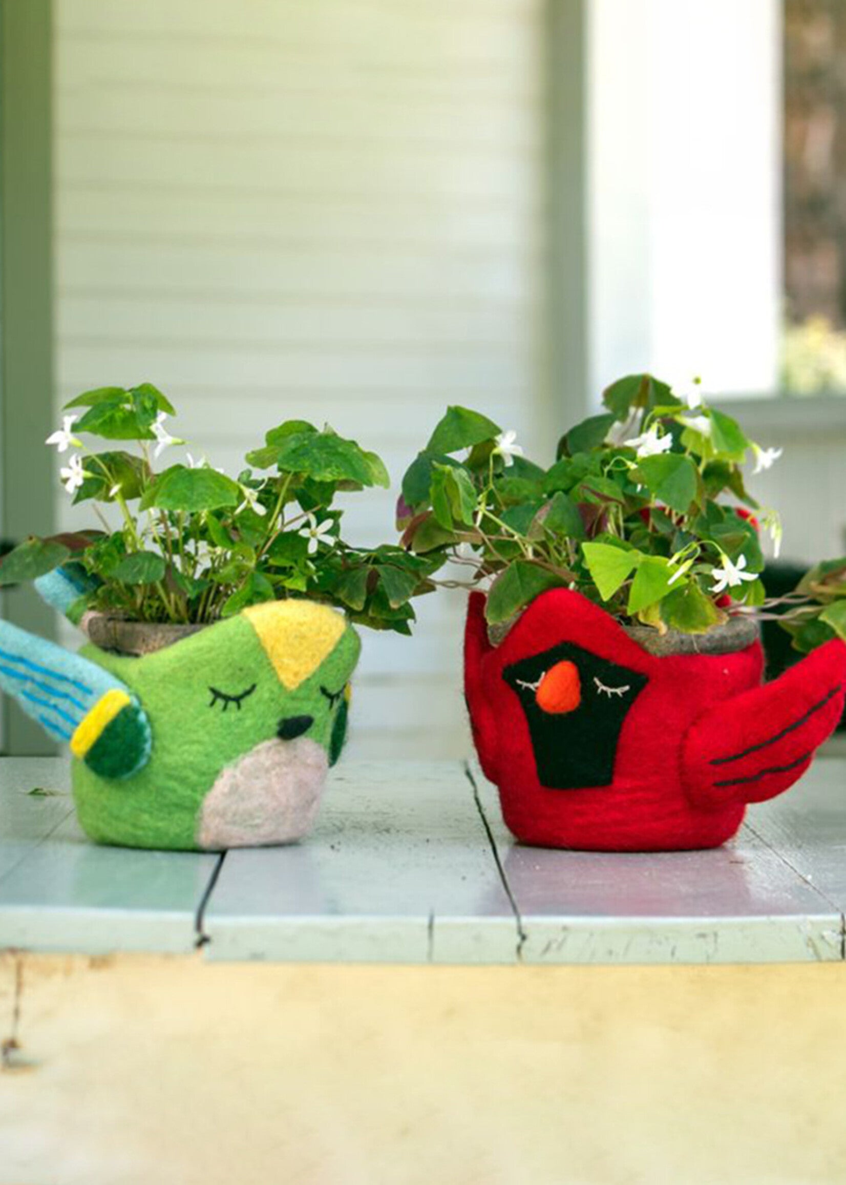 Felt Planter: Hummingbird