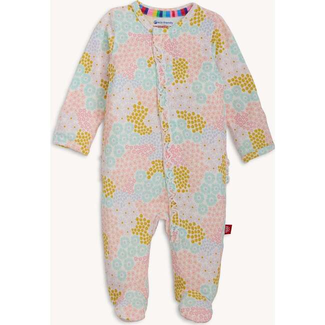 HARPER MODAL MAGNETICE FOOTIE W/RUFFLE 3-6MOS