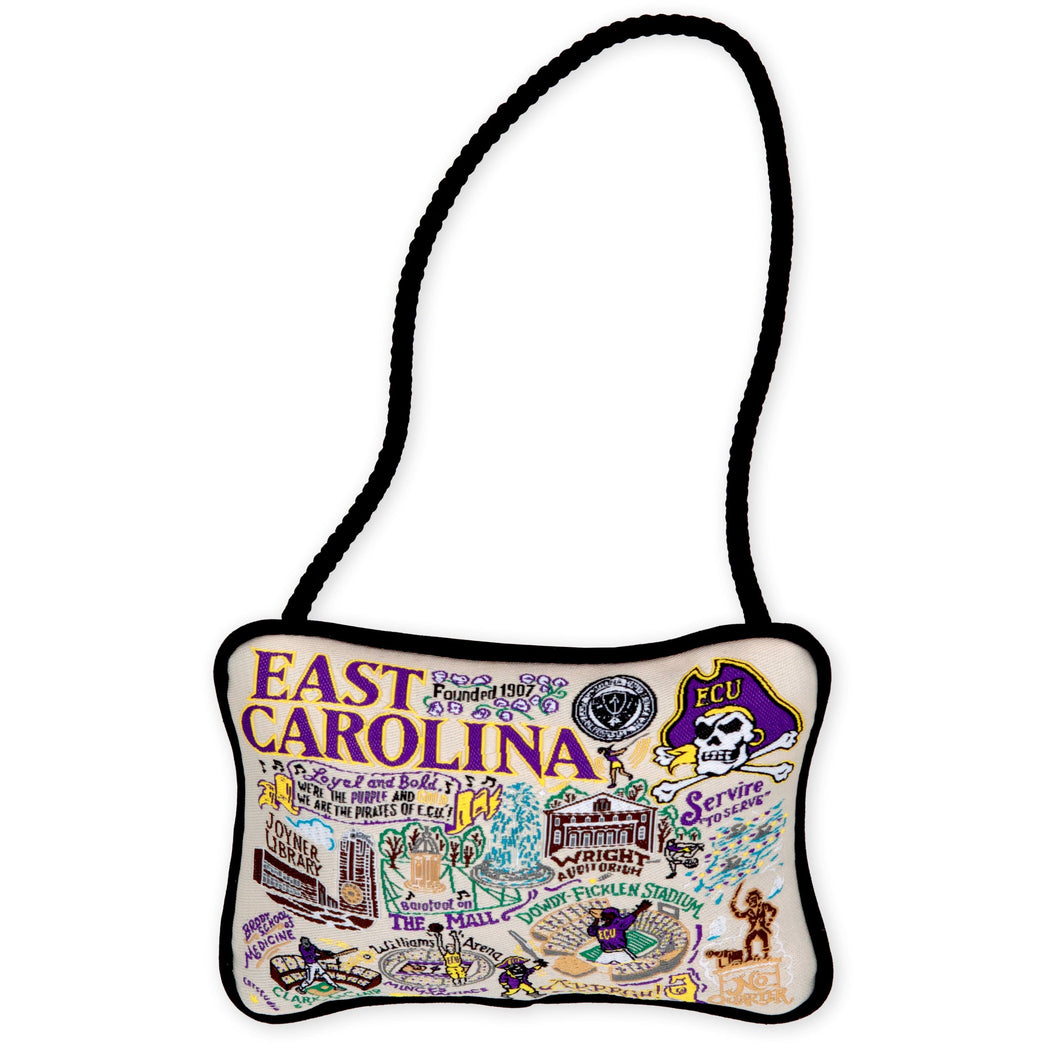 Mini Pillow Ornament - East Carolina University