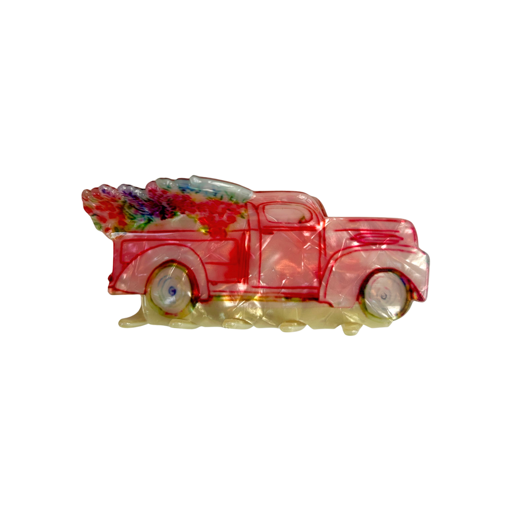 BLOOMING TRUCK HAIR CLIP