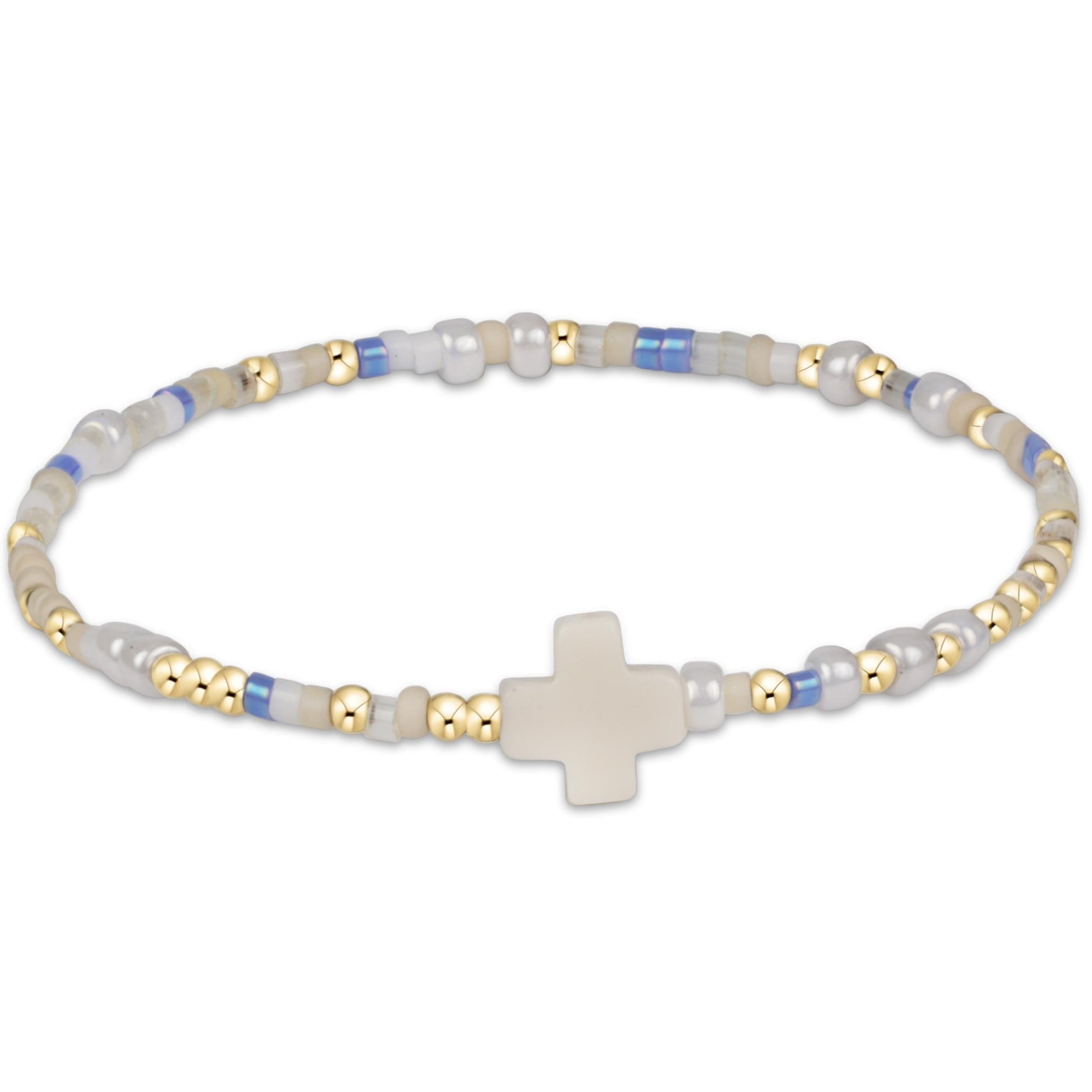 egirl Hope Unwritten Signature Cross Bracelet - Skinny Dippin'