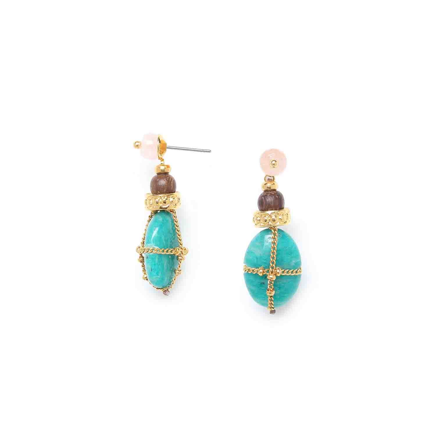 Amazonite Drop Earrings