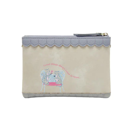 POSIES AND PATISSERIES ZIPPER COIN PURSE