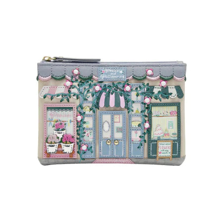 POSIES AND PATISSERIES ZIPPER COIN PURSE