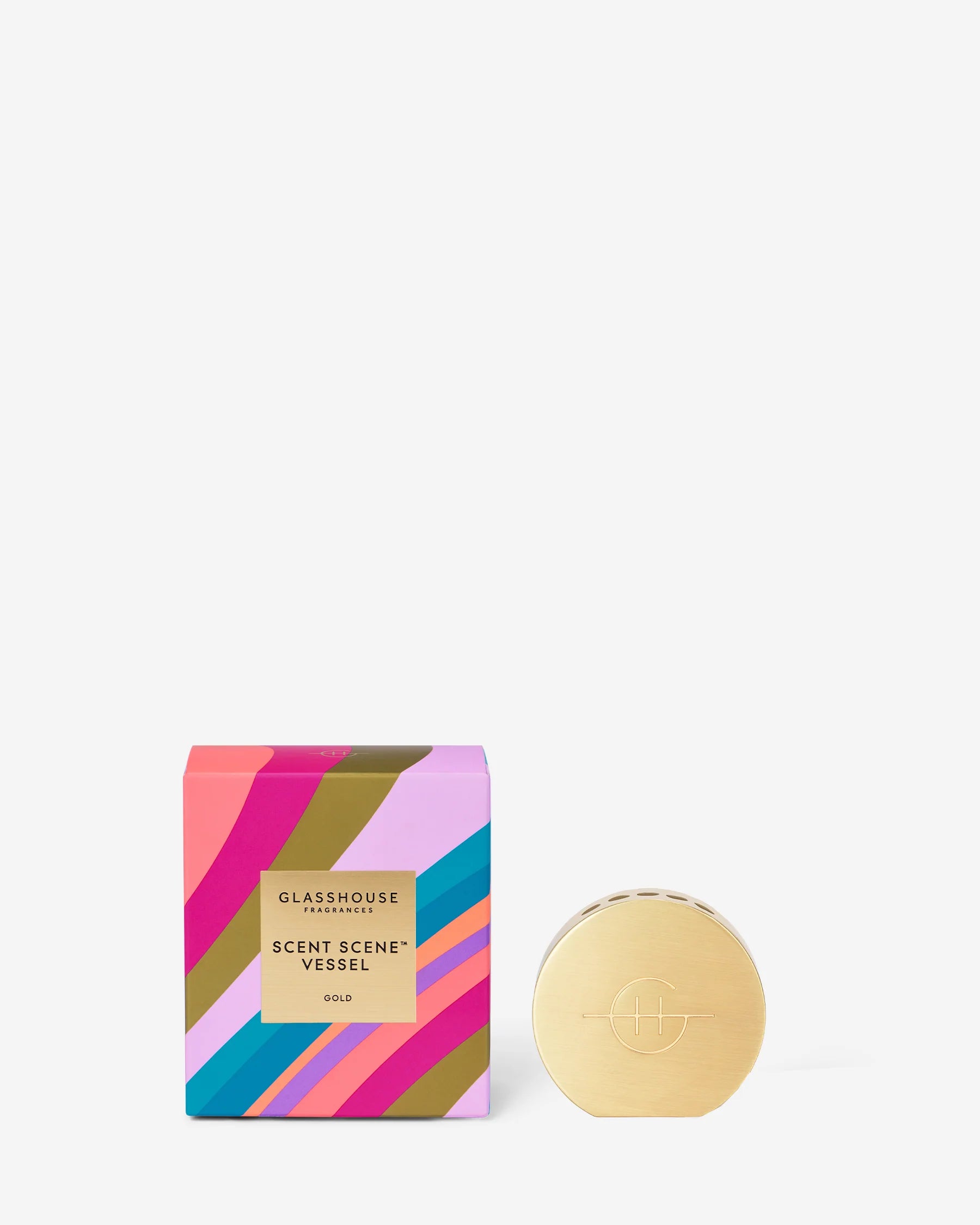 Scent Scene Metal Vessel - Gold