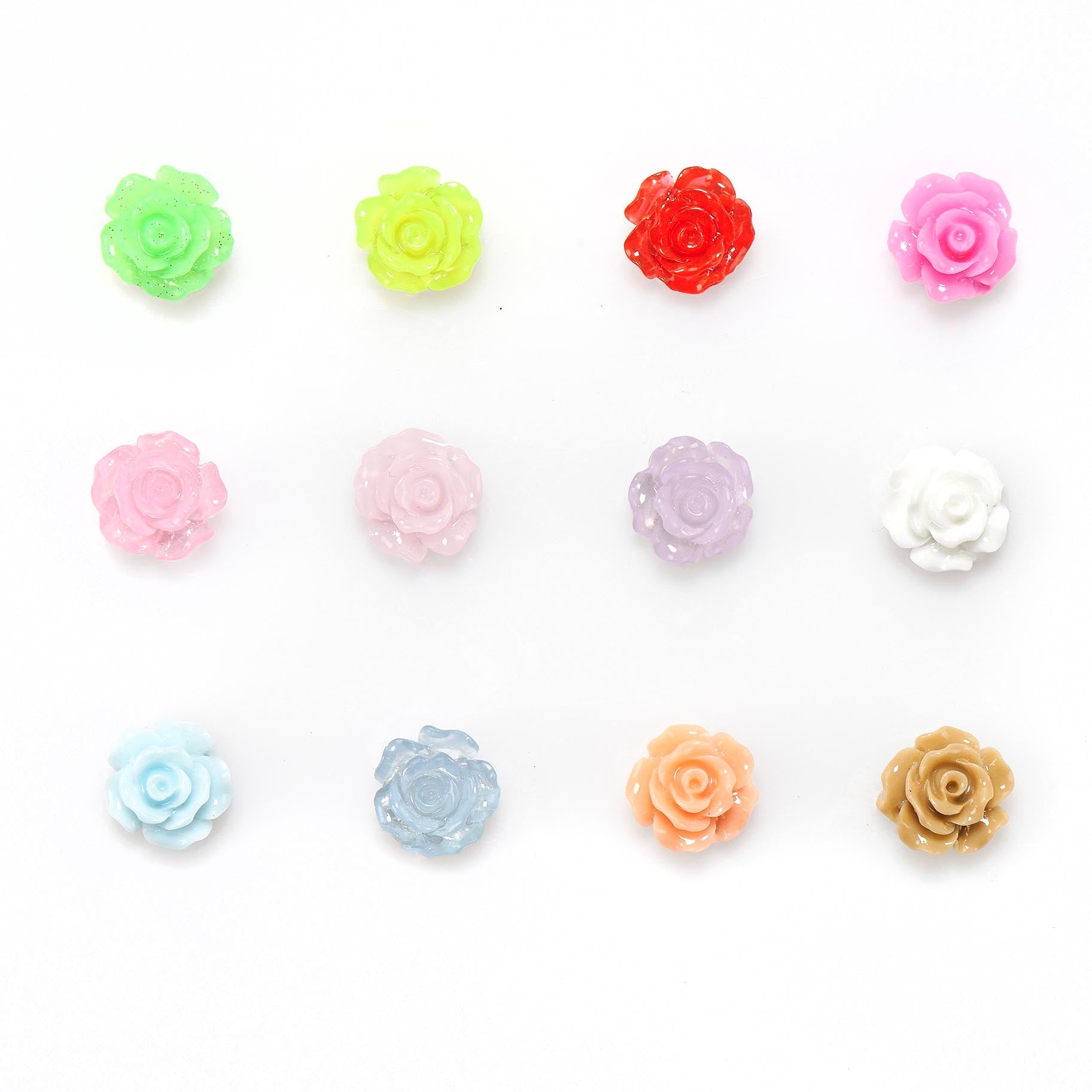 MAGNETIC CHEERS CHARMS-MINI ROSETTE-SET OF 12