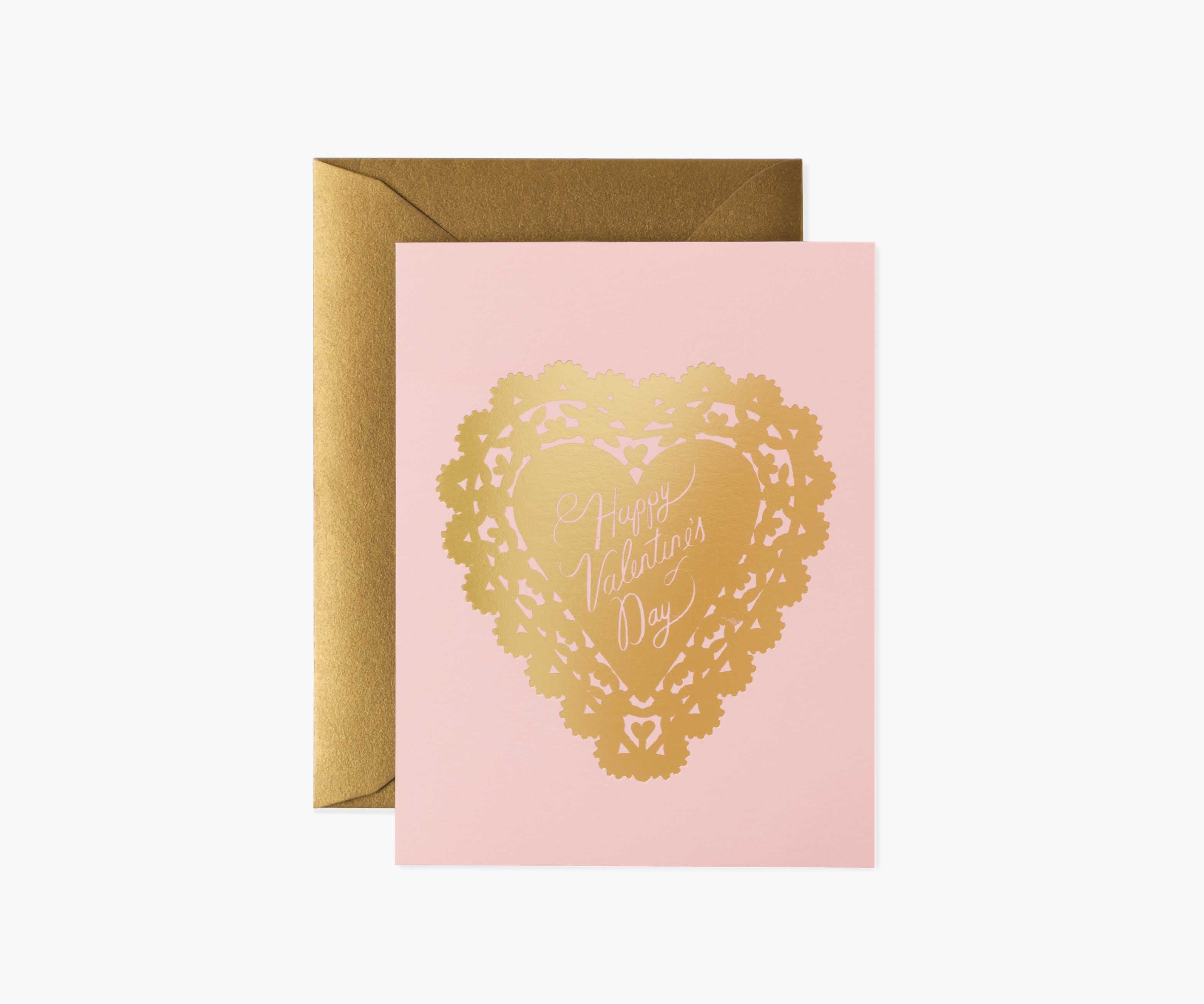 DOILY VALENTINE CARD