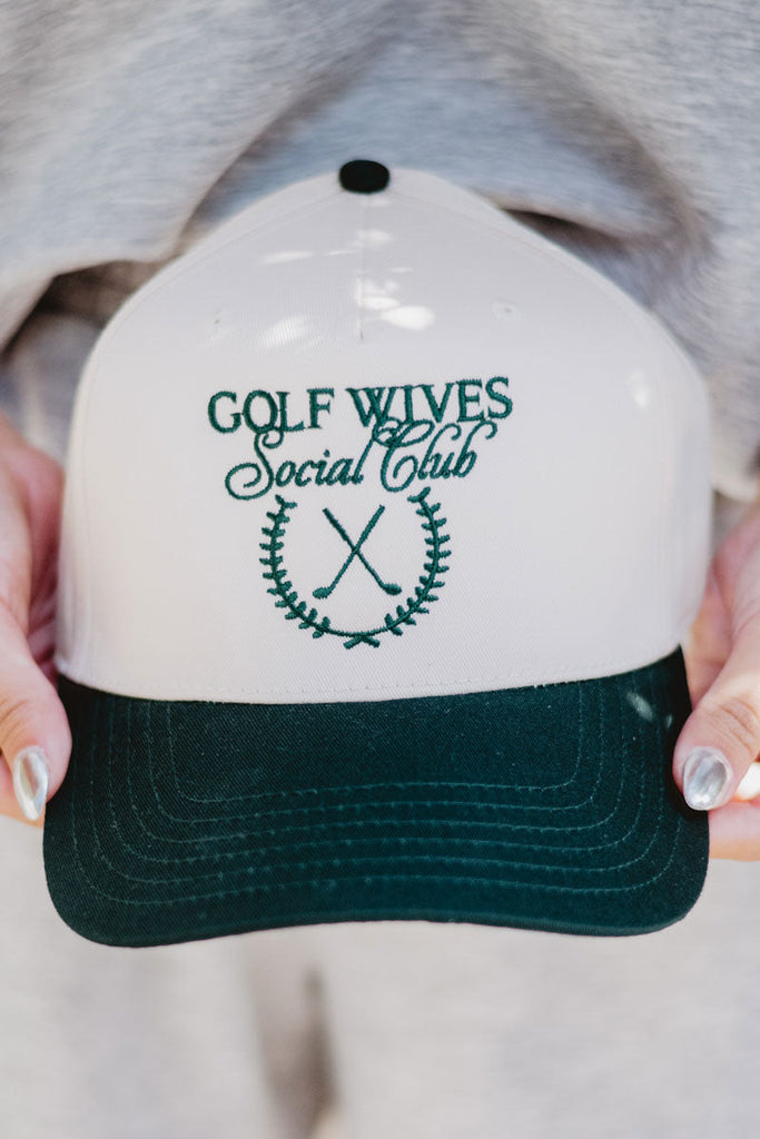 GOLF WIVES SOCIAL CLUB TWO-TONED VINTAGE HAT