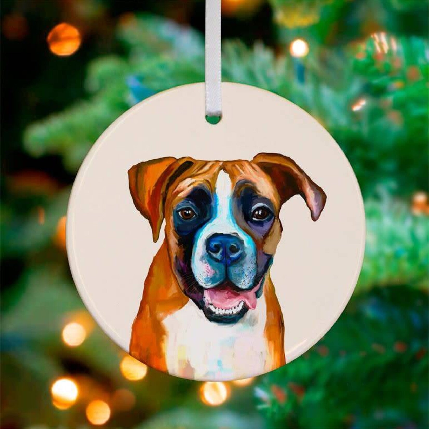 Best Friend - Boxer Ornament