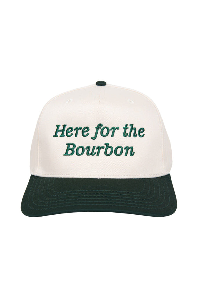 HERE FOR THE BOURBON TWO-TONED VINTAGE HAT