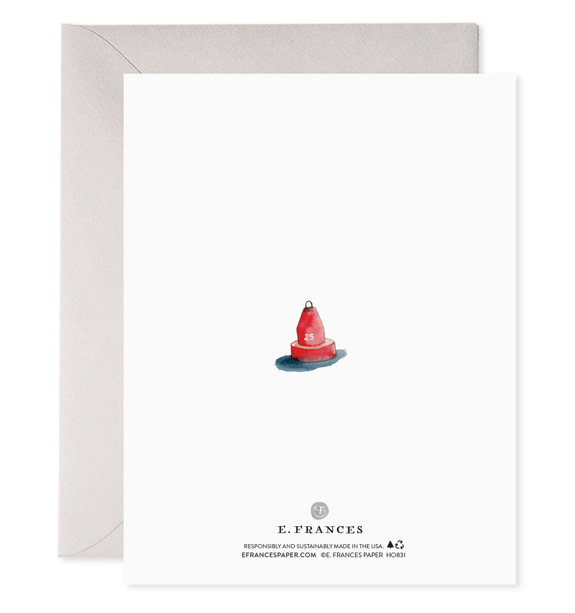 HOLIDAY SAILBOAT GREETING CARD
