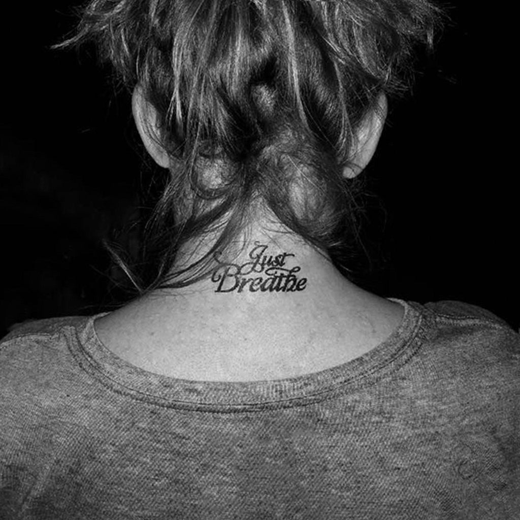 Conscious Ink Tattoo - Just Breathe